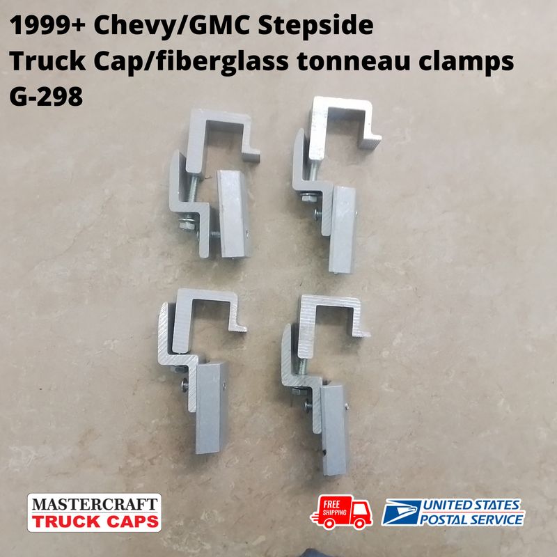 Chevy/GMC Stepside Bed clamps 1999+ Stepsides w/stake pockets