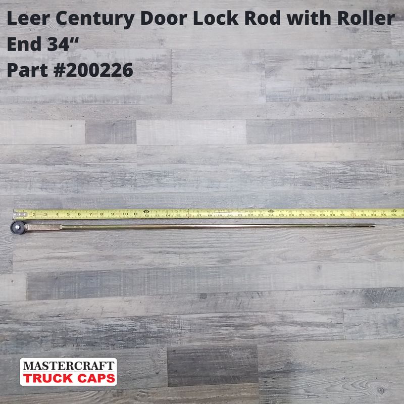 Leer Century Door Lock Rod with Roller End 34"