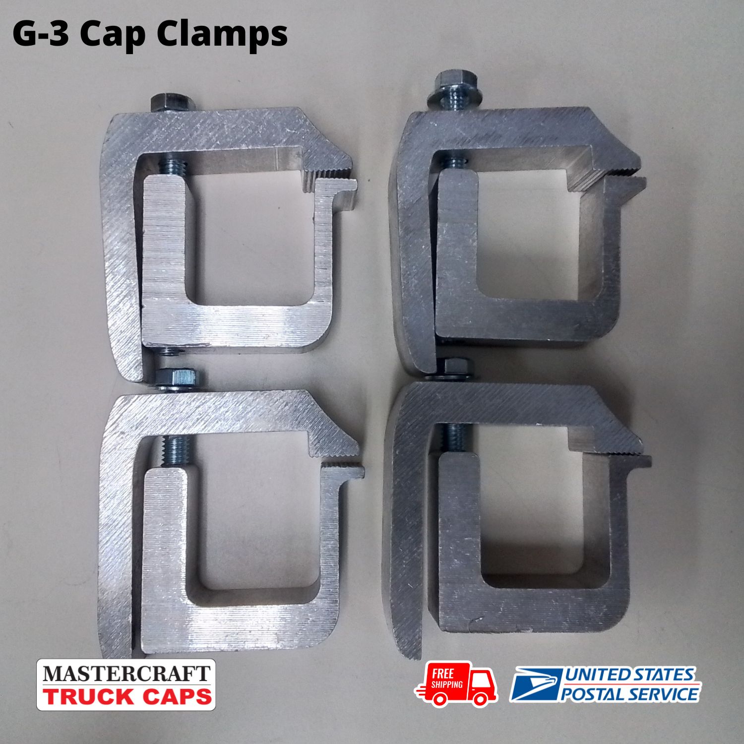 GCI G-3 Truck Cap Clamps - Set of 4 GCI G-3 Truck Cap Clamps - Set of 4