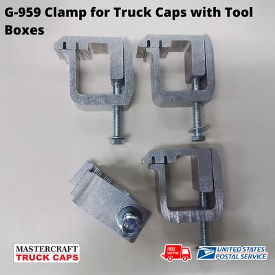 GCI G-959 Cap Clamp for Truck Caps with Toolboxes - Set of 4