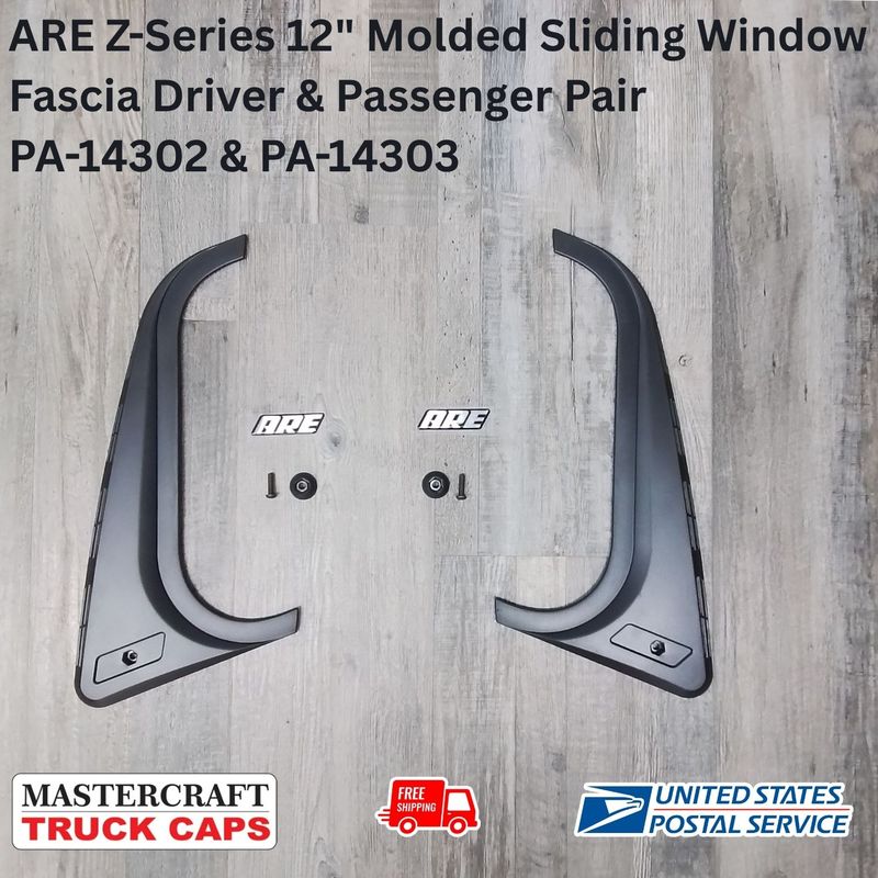 12" Driver and Passenger Z-Series half slider Molded Facia replacements