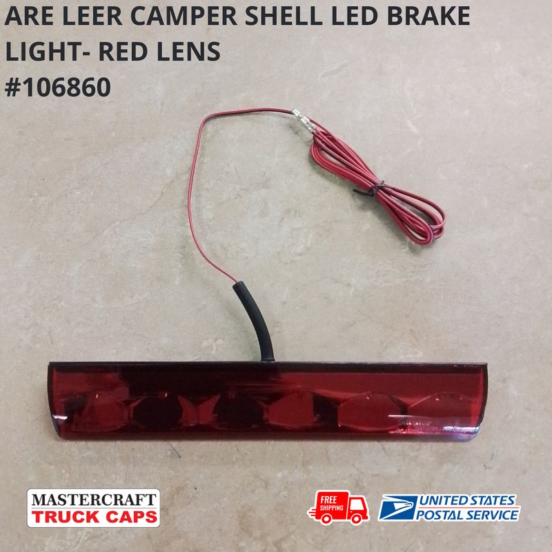 Truck Cap Third Brake Light Red Lens LED Brake Light