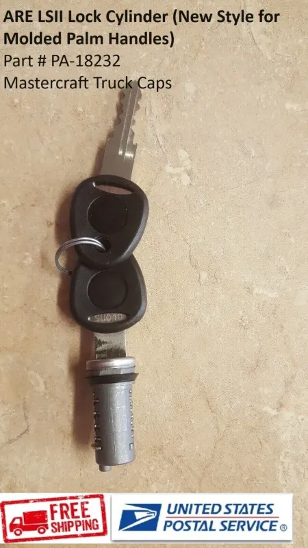 ARE LSII LOCK CYLINDER (Newer Style for molded palm handles)