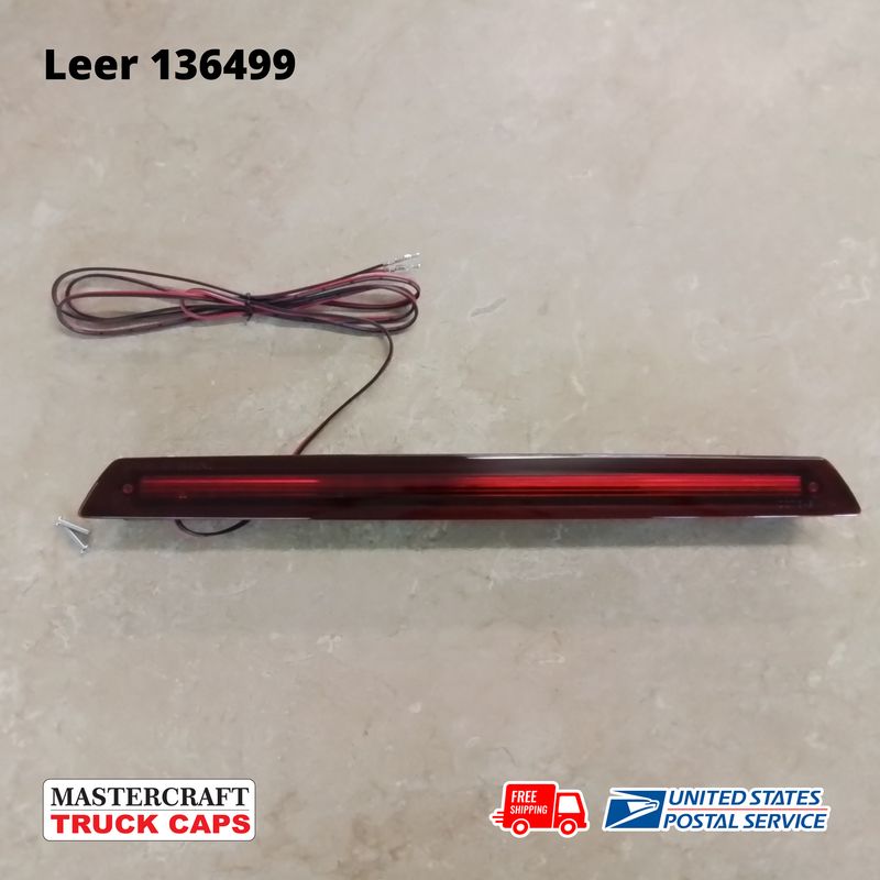 Leer Truck Cap Third Brake Light with Red Lens