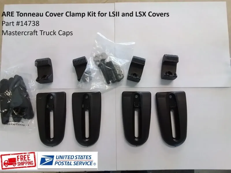 A.R.E. Tonneau Cover Clamp Kit for ARE LSII and LSX covers
