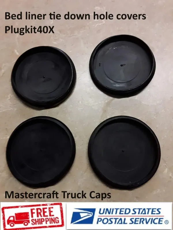 Bed liner tie down hole covers Plugkit40X
