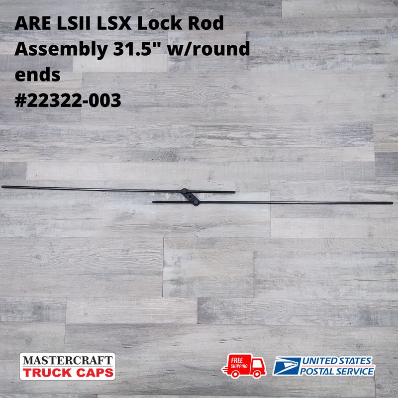 ARE LSII/LSX Tonneau Cover Lock Rods 31.5" with round ends #22322-003