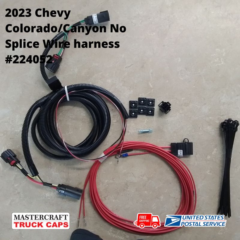 2023 Chevy Colorado/GMC Canyon No Splice Truck Cap Light Wiring Harness