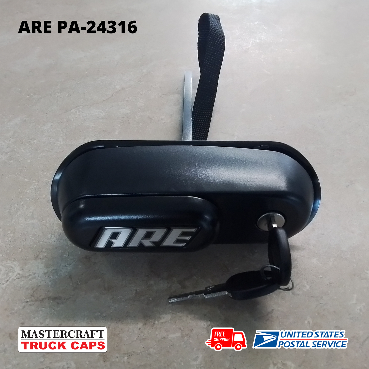 ARE LSII Molded Palm Handle Spring Loaded Extended Shaft ARE LSII Molded Palm Handle Spring Loaded Extended Shaft