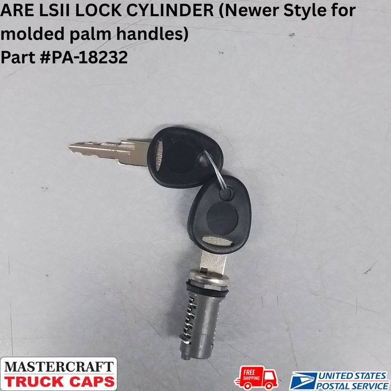 ARE LSII LOCK CYLINDER (Newer Style for molded palm handles)