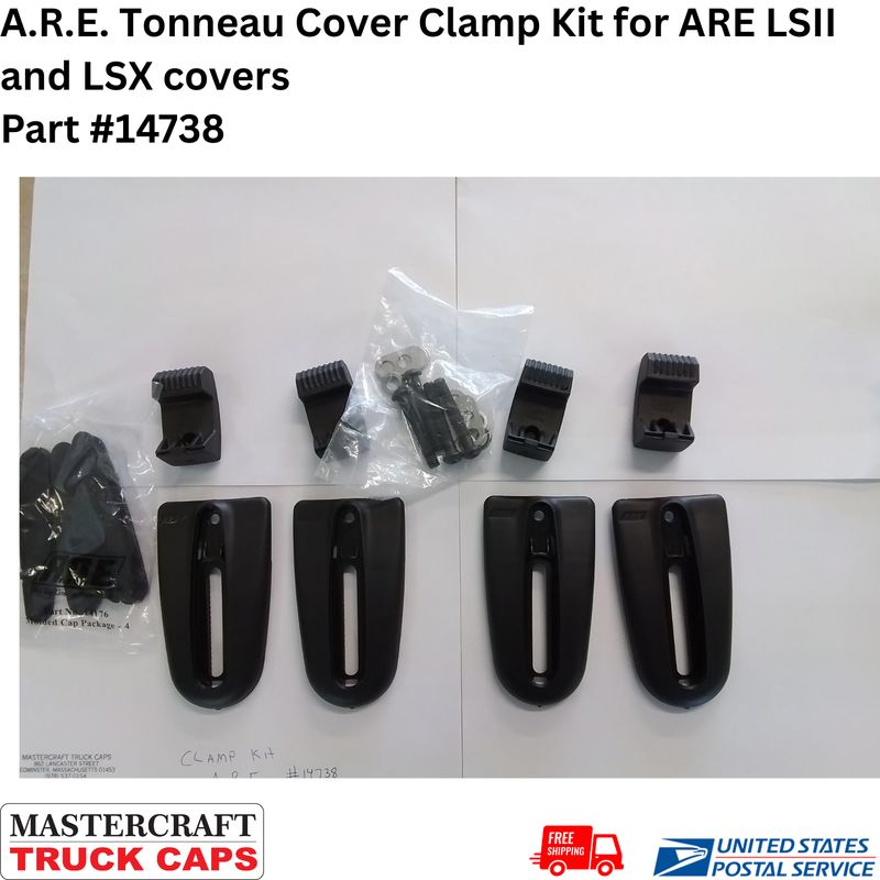 A.R.E. Tonneau Cover Clamp Kit for ARE LSII and LSX covers