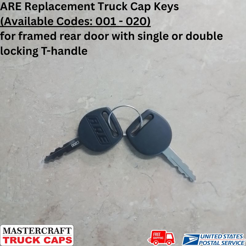 ARE Replacement Truck Cap Keys