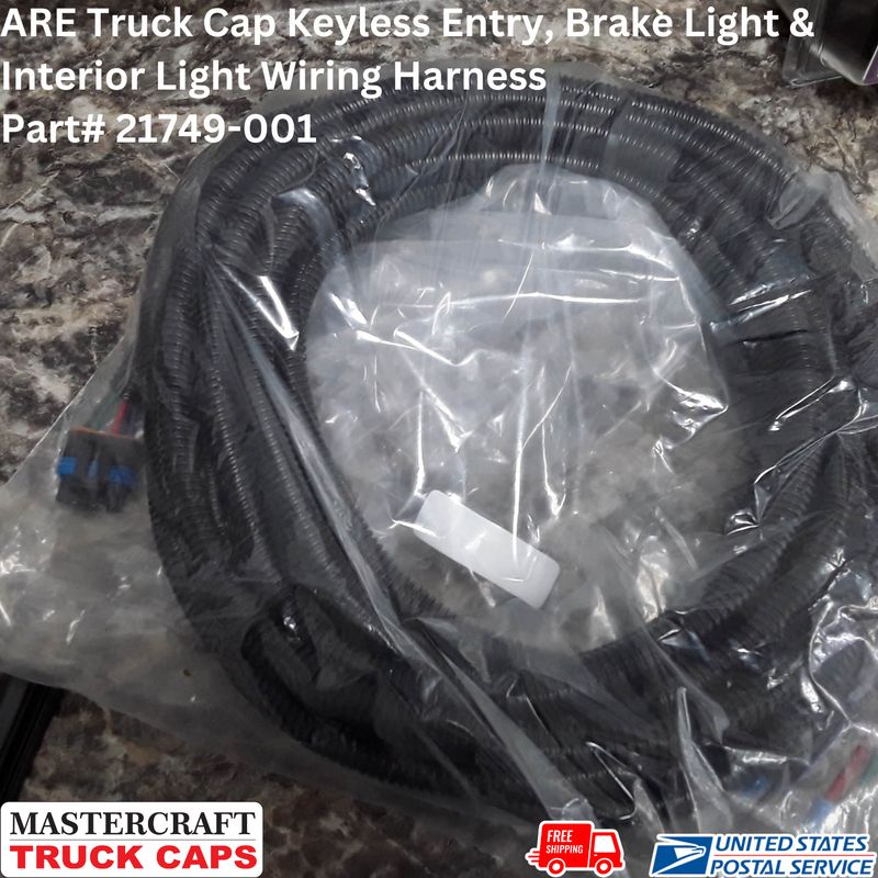 ARE Truck Cap Keyless Entry, Brake Light & Interior Light Wiring Harness