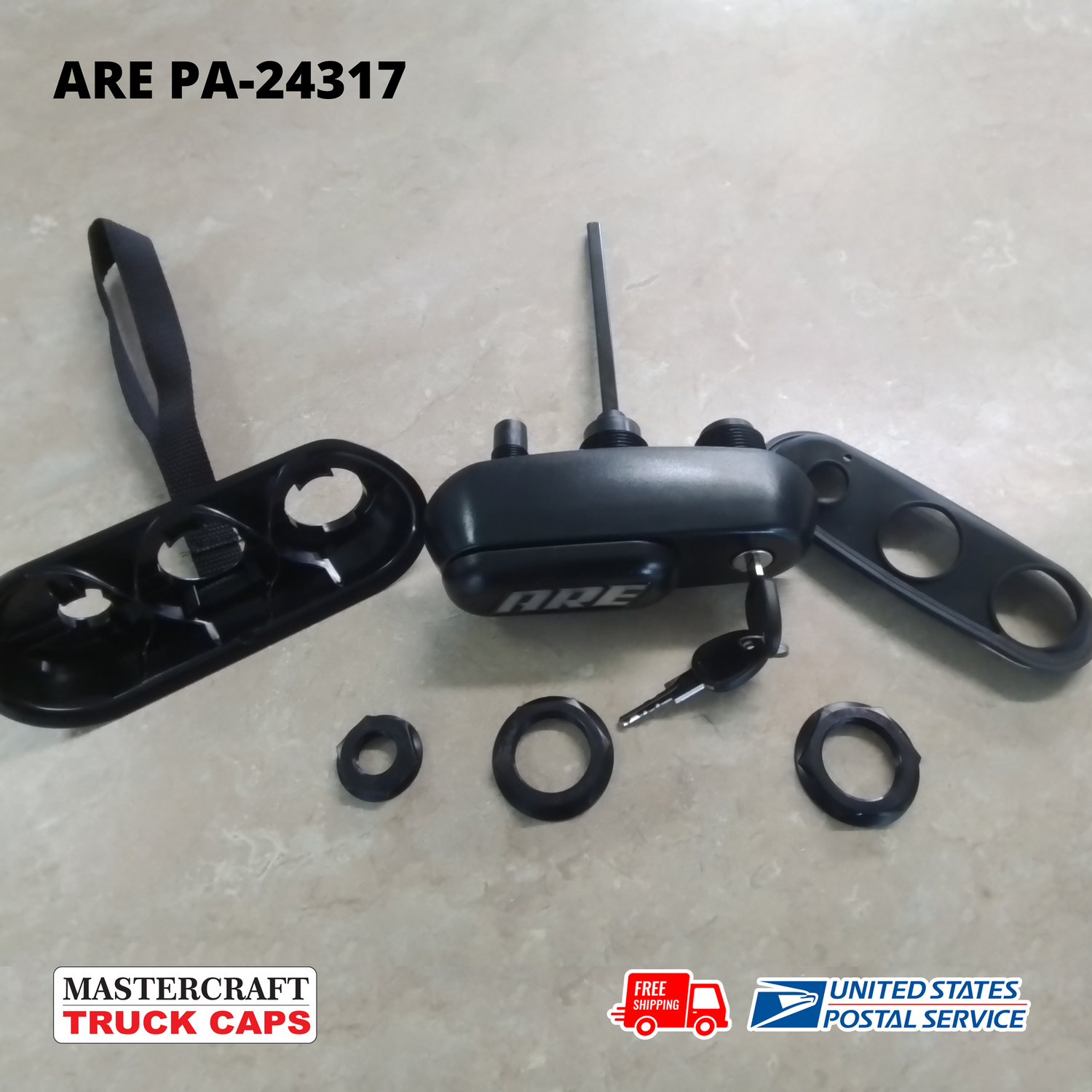 ARE LSII and LSX Molded Palm Handle Assembly Part with Keyless Entry