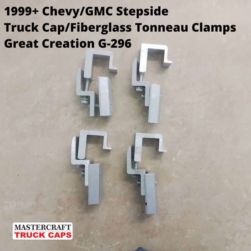 Chevy/GMC Stepside Bed clamps 1999+ Stepsides w/stake pockets