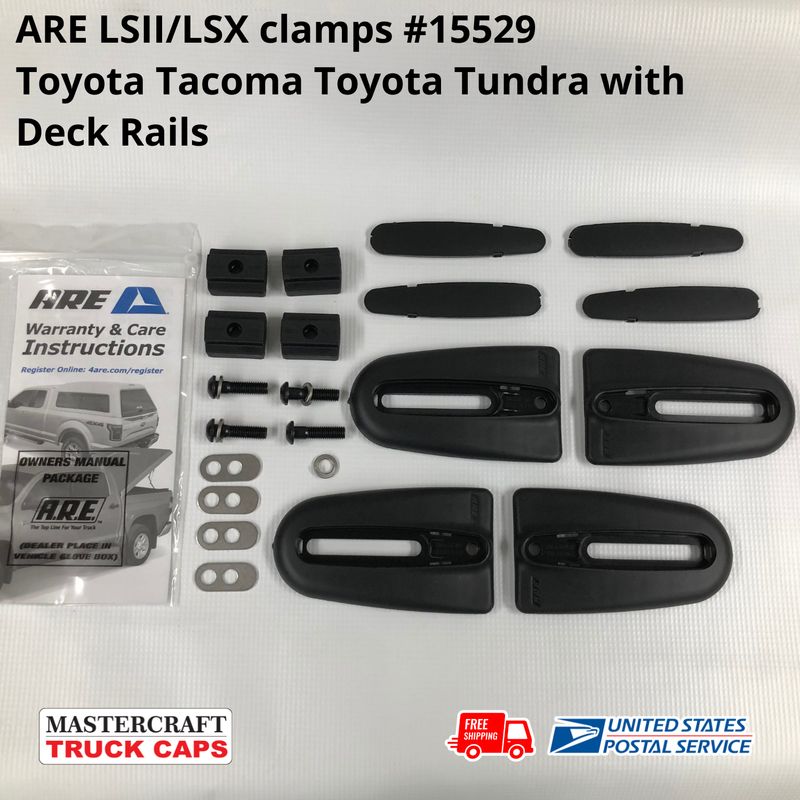 ARE LSII/LSX Clamps for Toyota truck's with deck rail