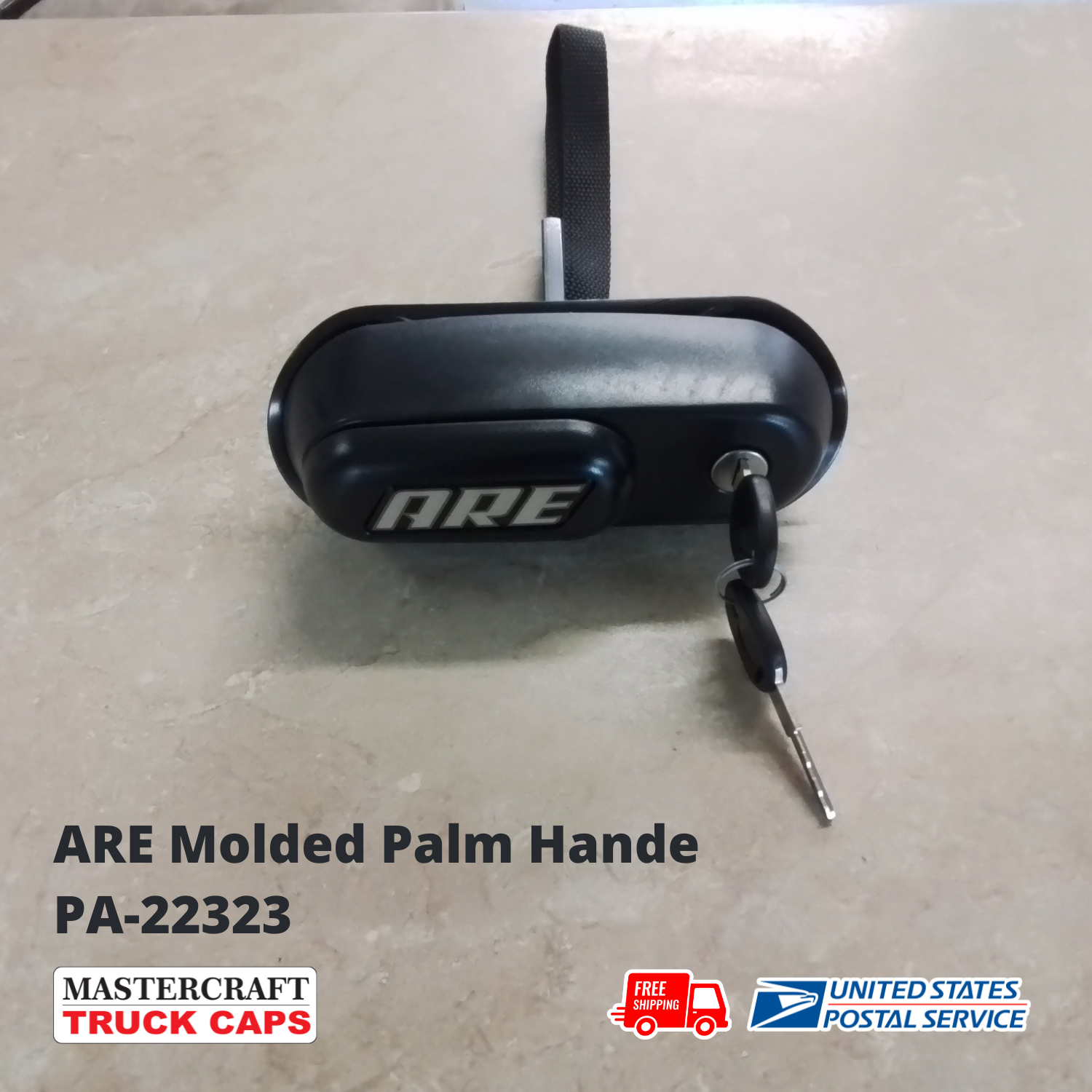 ARE LSII and LSX Molded Palm Handle Assembly Part with Keyless Entry ARE LSII and LSX Molded Palm Handle Assembly Part with Keyless Entry
