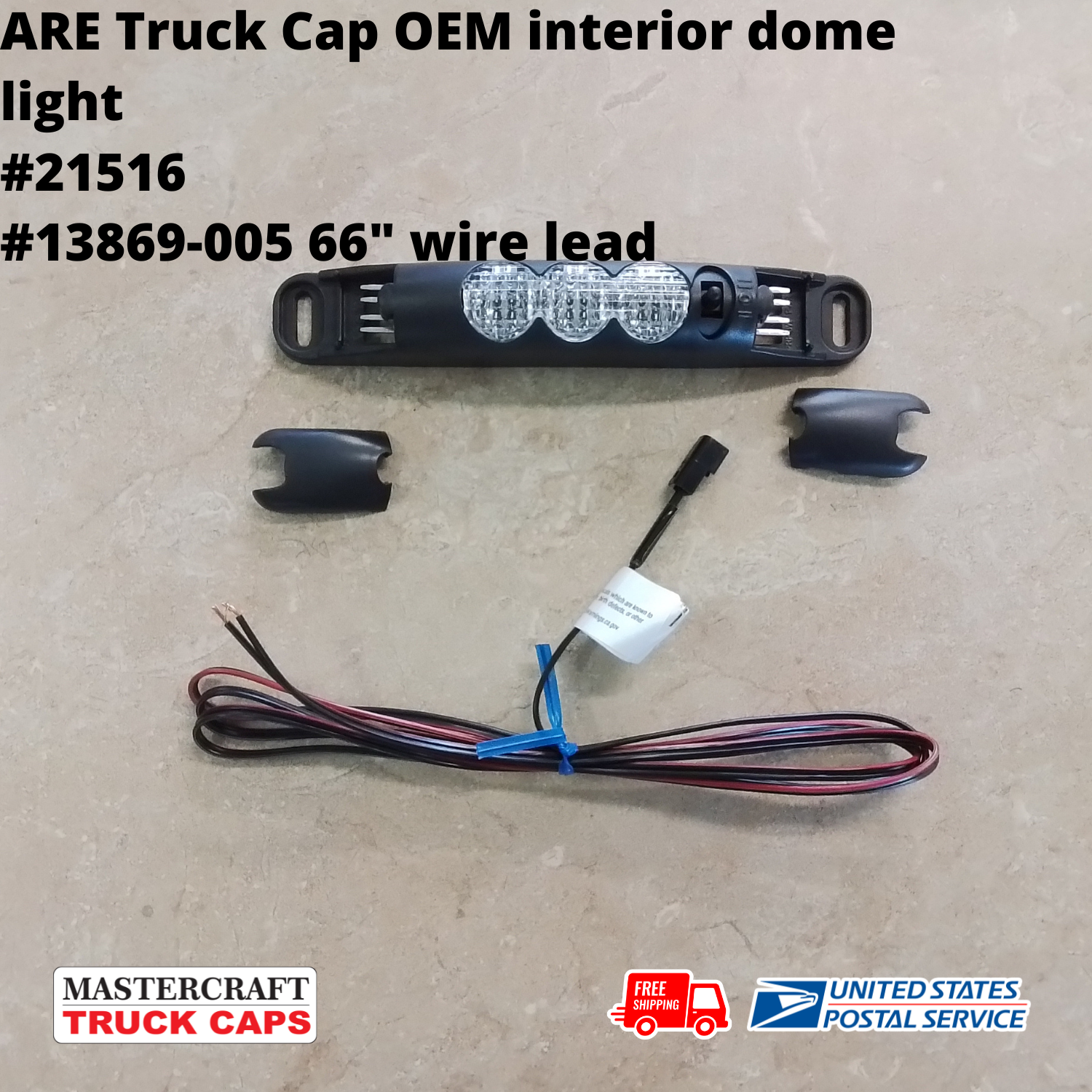 ARE truck Cap 12 Volt Interior Dome Light ARE truck Cap 12 Volt Interior Dome Light