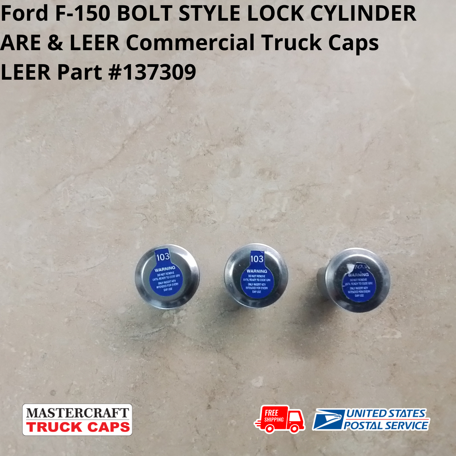 Ford BOLT LOCK CYLINDERS (set of 3) Ford BOLT LOCK CYLINDERS (set of 3)