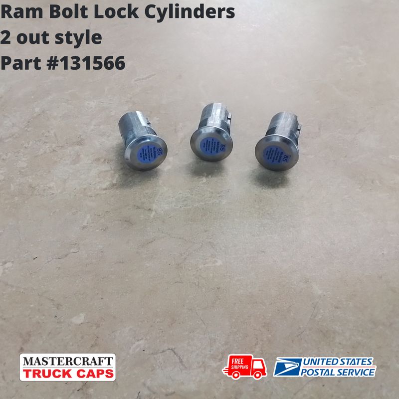 RAM TRUCK BOLT LOCK CYLINDERS (set of 3)