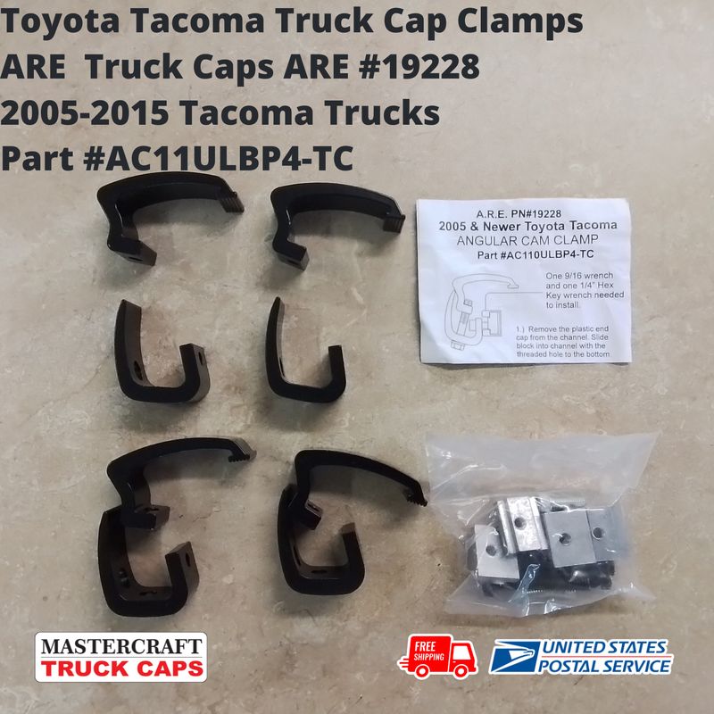 Toyota Tacoma Truck Cap Clamps 2005-2015 Tacoma