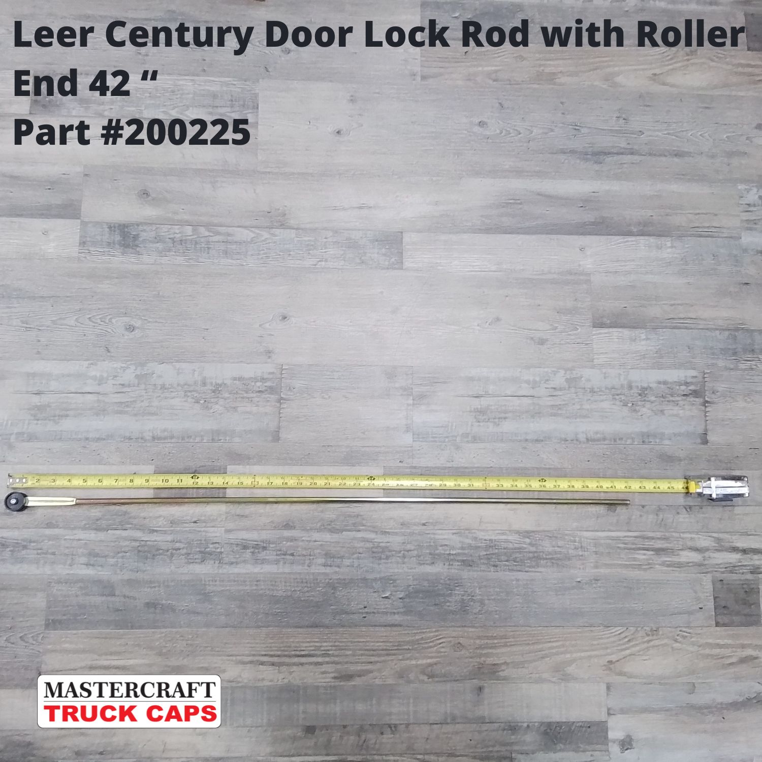 Leer Century Door Lock Rod with Roller End 42 Leer Century Door Lock Rod with Roller End 42"