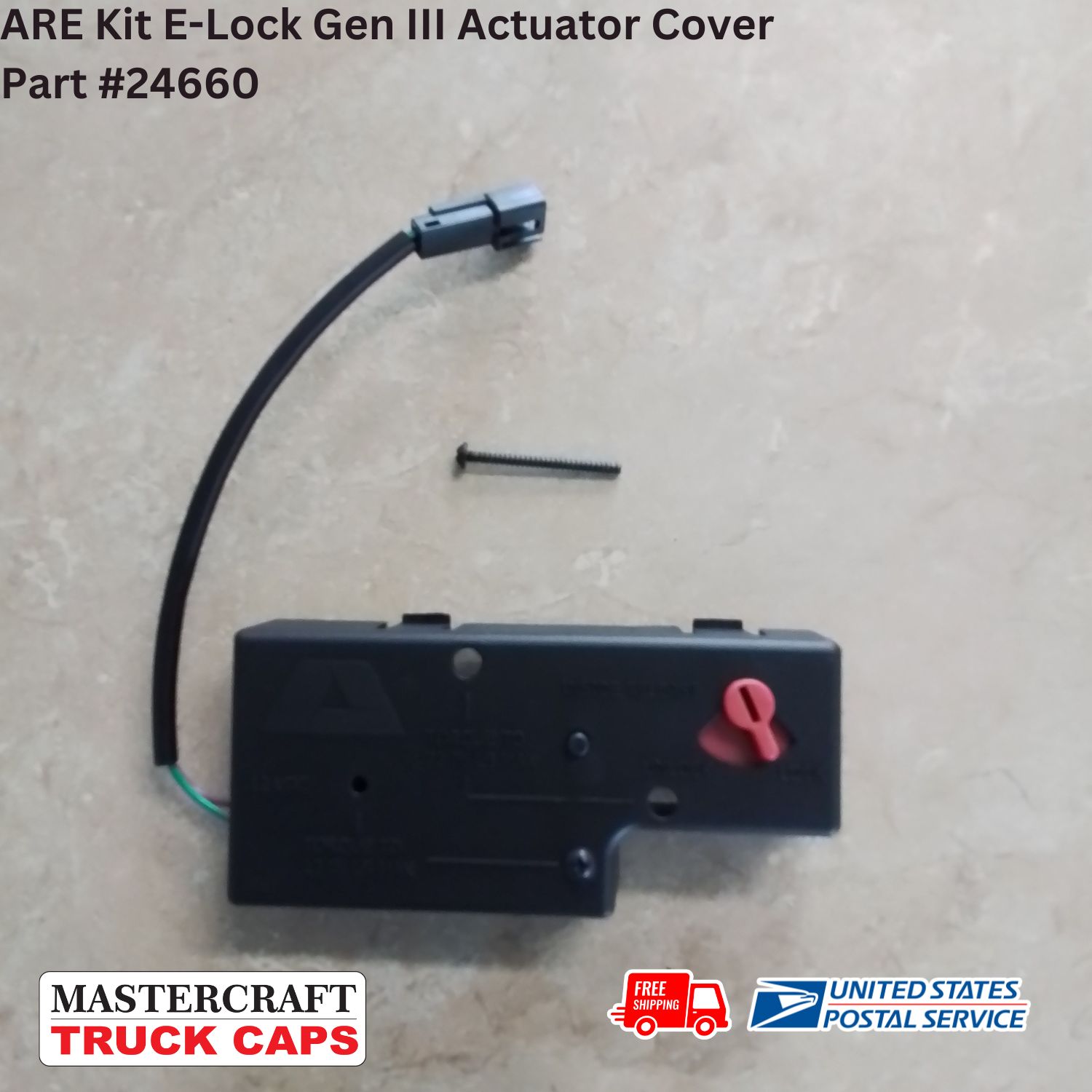 A.R.E Keyless Entry Actuator only for DCU truck caps w/keyless entry
