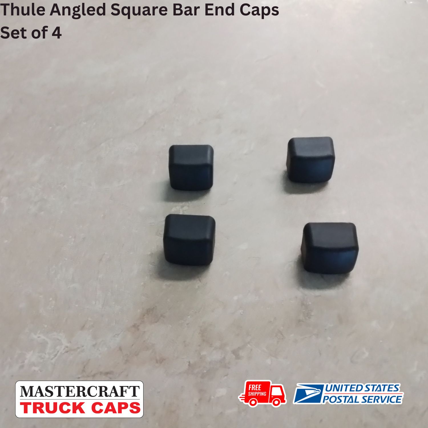 Thule Square Bar Angled End Caps