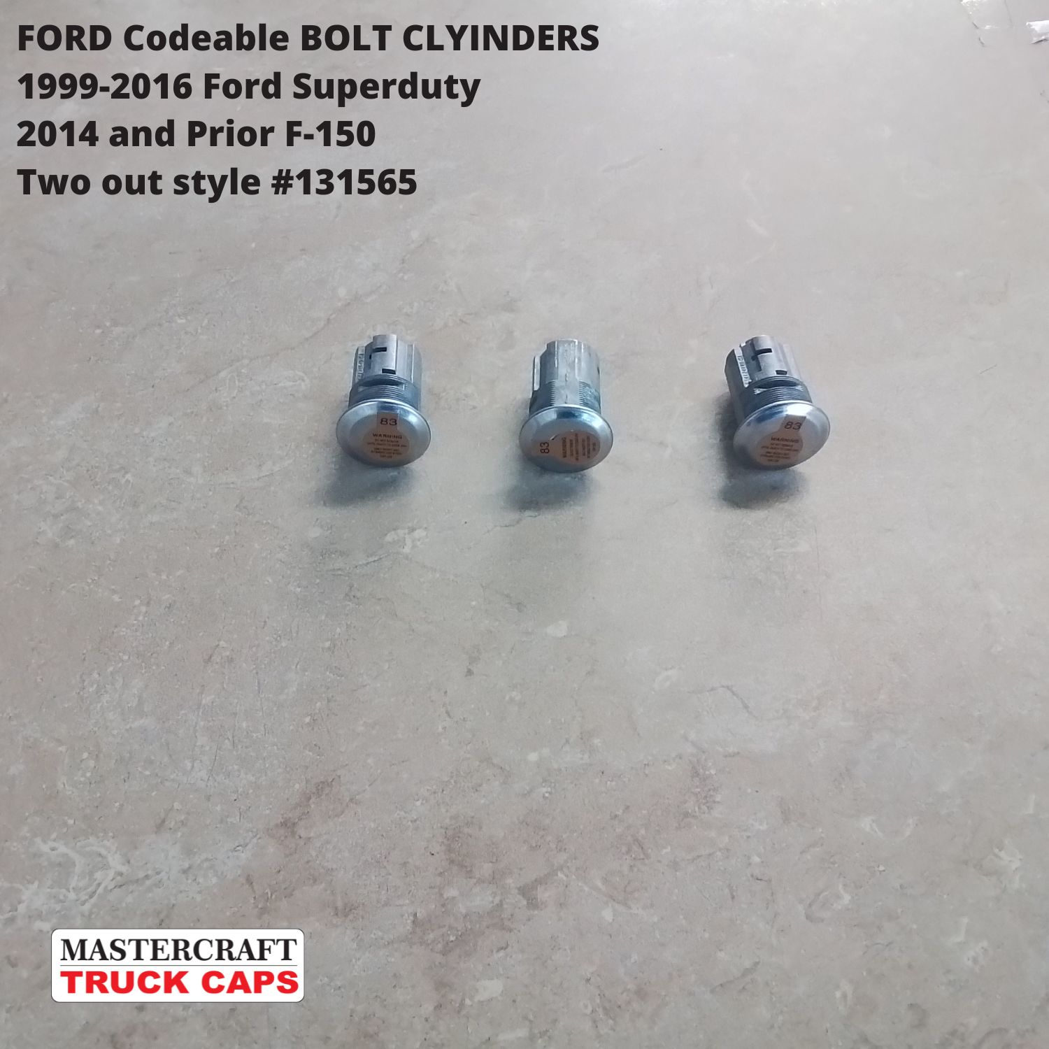 Ford F-150 2014 and prior Ford Superduty 1999-2016 BOLT CYLINDERS