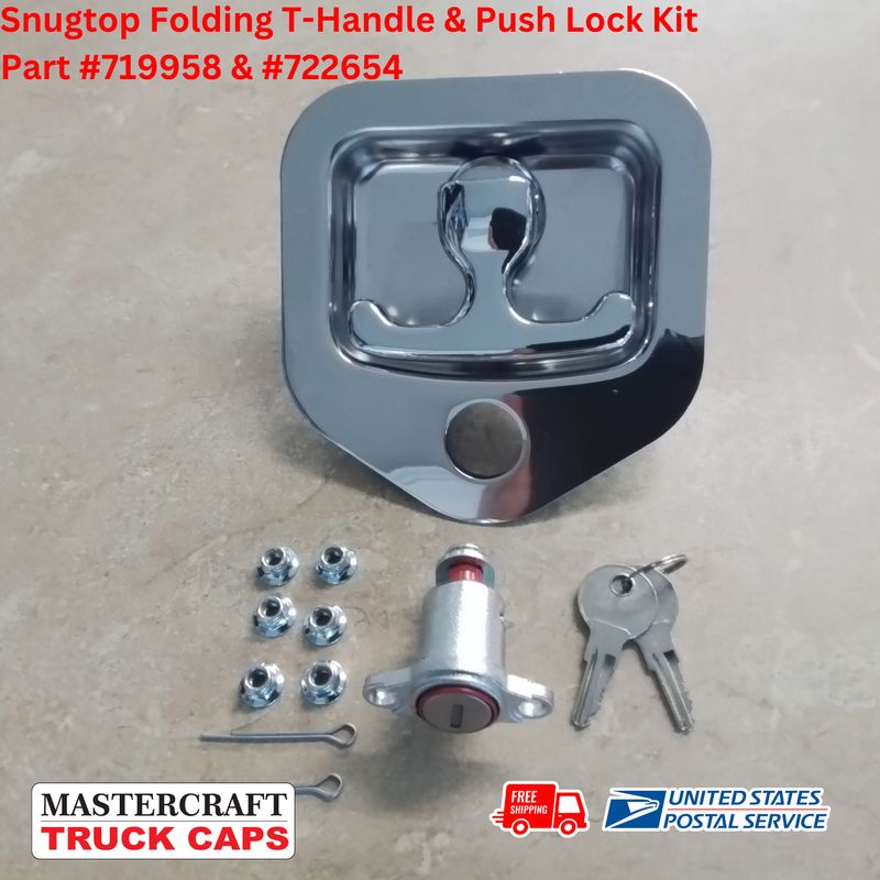 Snugtop Folding T-Handle & Push Lock Kit