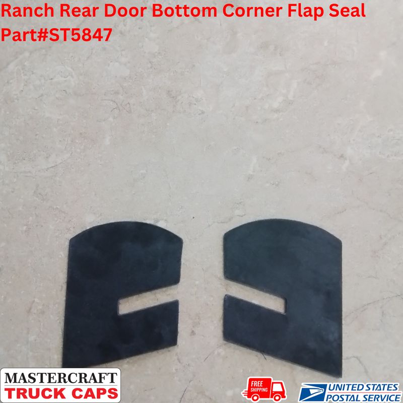Ranch Rear Door Bottom Corner Flap Seal (Pair)