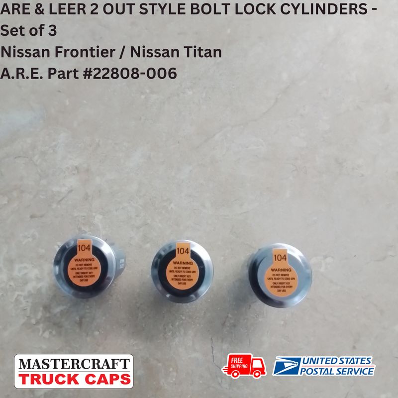 Nissan BOLT LOCK CYLINDERS (Set of 3)