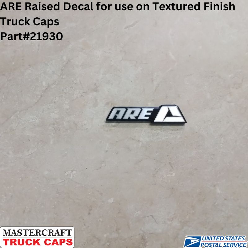 ARE Raised Decal for use on Textured Finish Truck Caps