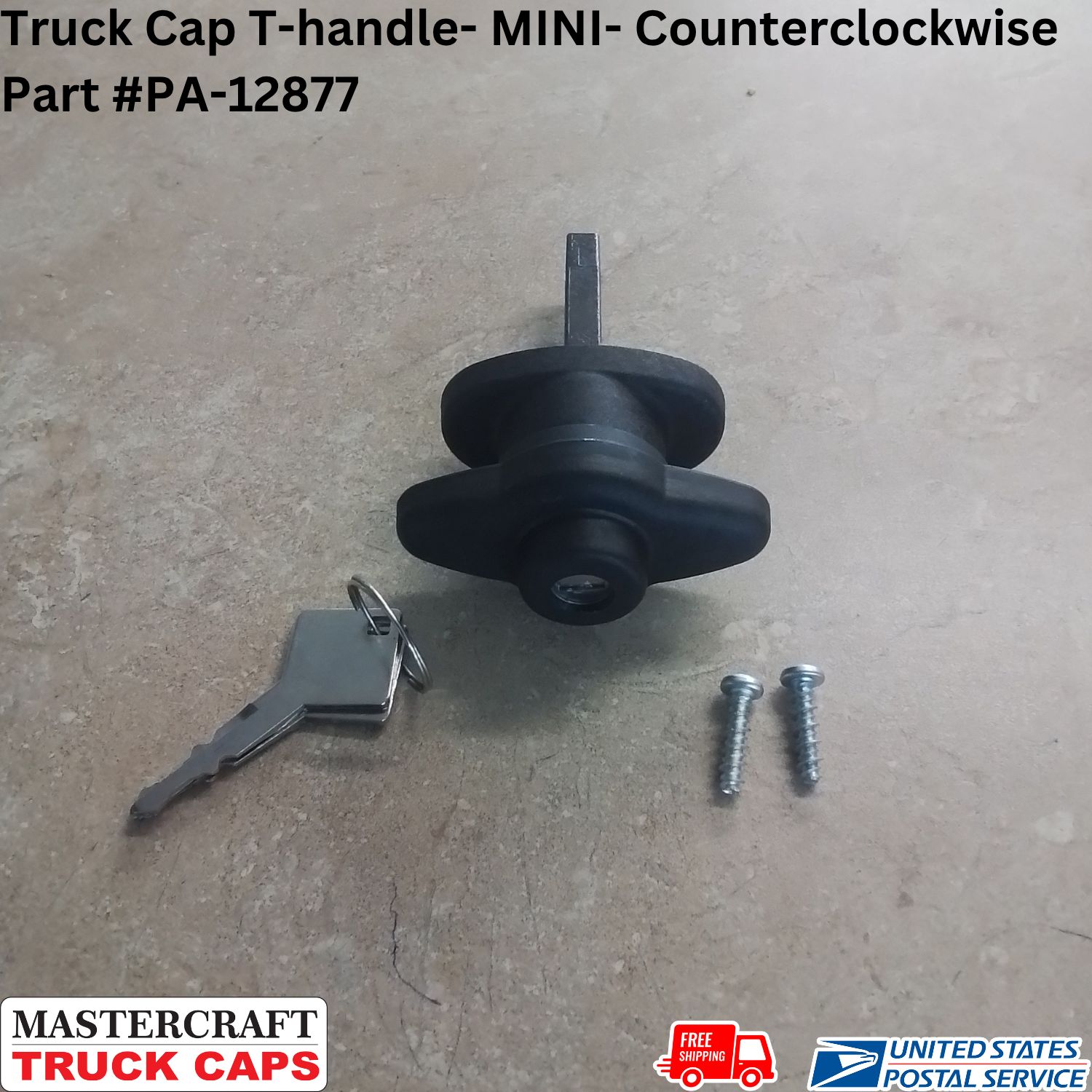 Truck Cap T-handle- MINI- Counterclockwise Rotation Truck Cap T-handle- MINI- Counterclockwise Rotation