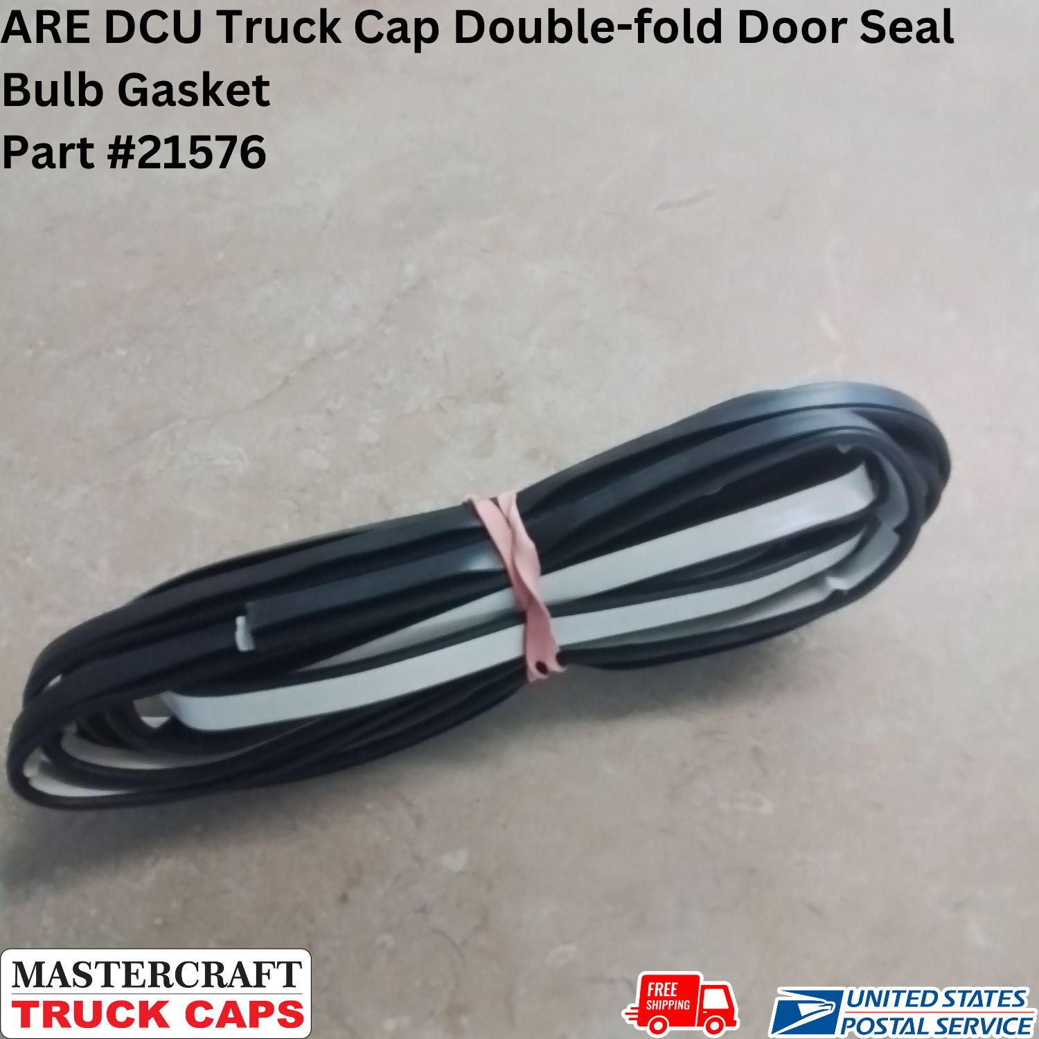 ARE DCU Truck Cap Double-fold Door Seal Bulb Gasket ARE DCU Truck Cap Double-fold Door Seal Bulb Gasket