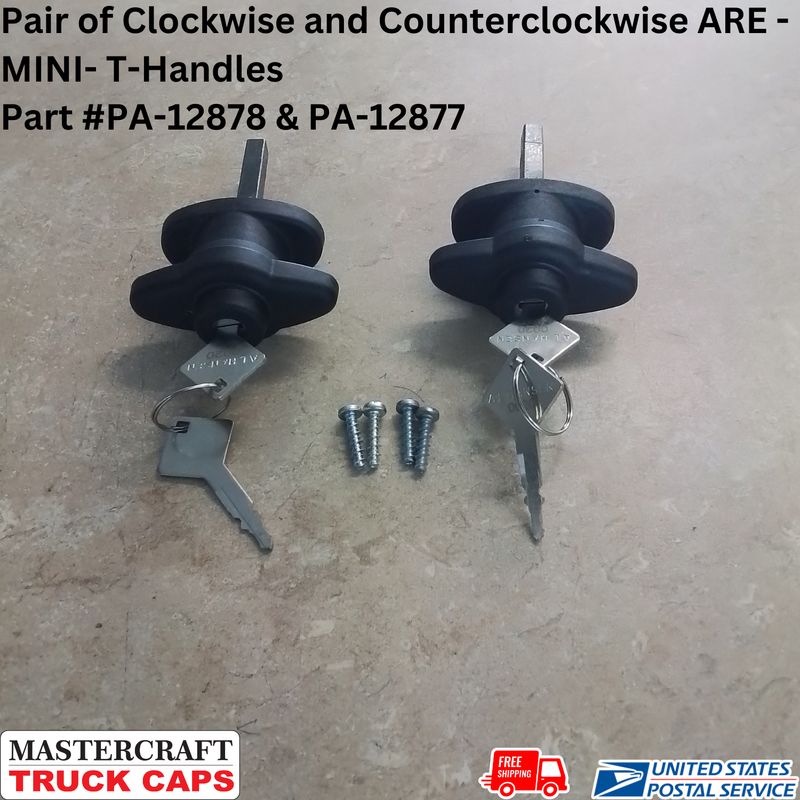 Pair of Clockwise and Counterclockwise ARE -MINI- T-Handles