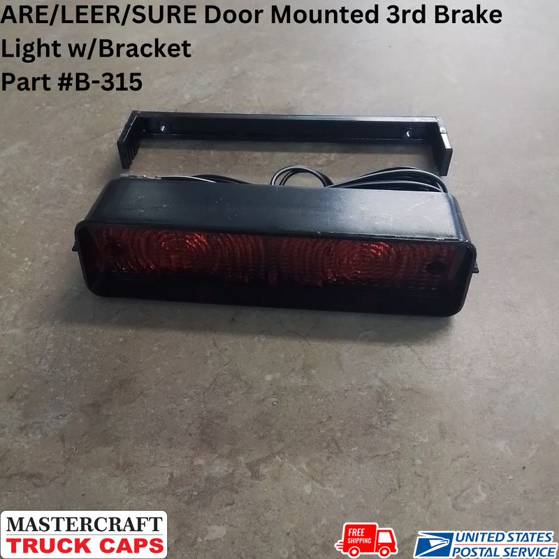 ARE/LEER/SURE Door Mounted 3rd Brake Light w/Bracket