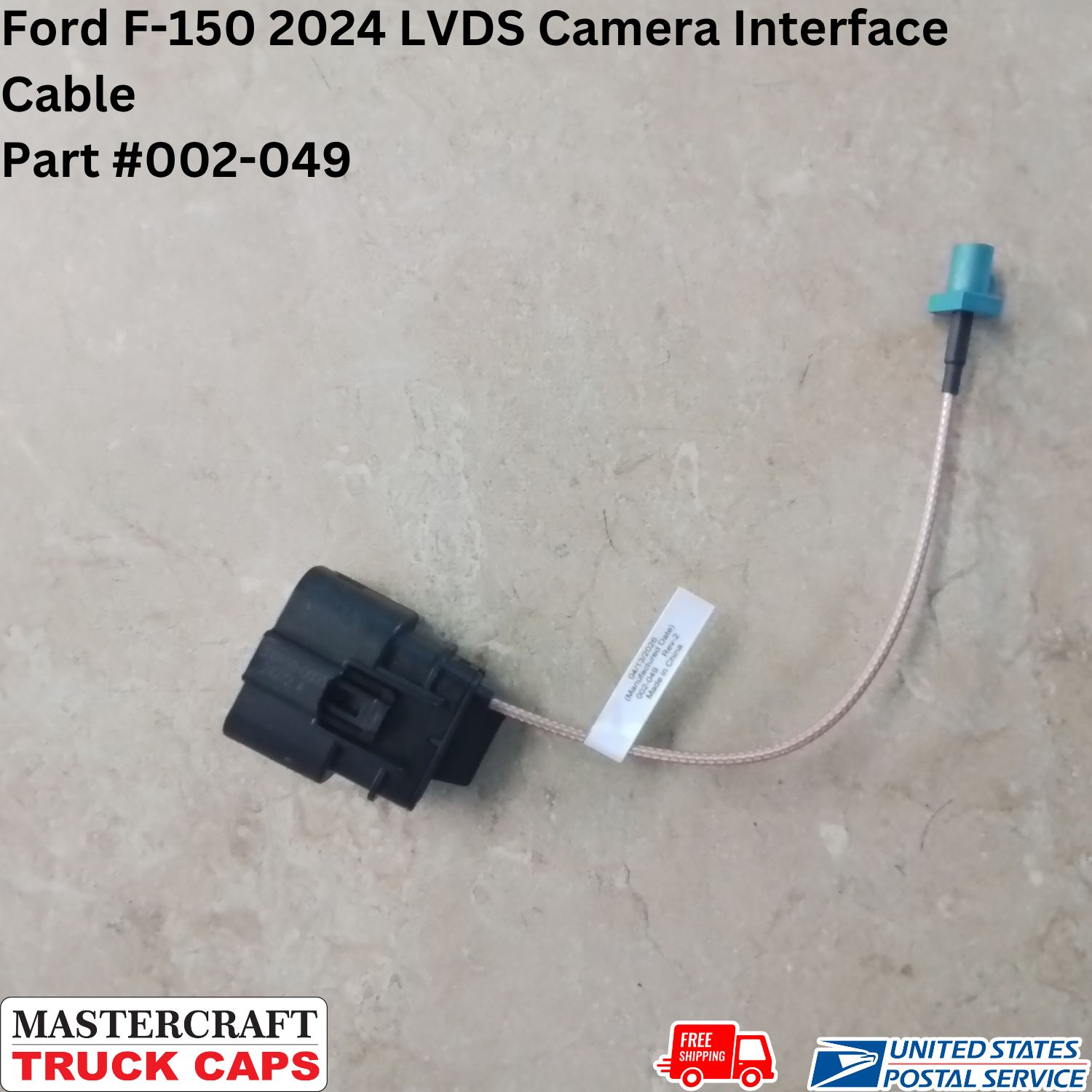 Ford F-150 2024+ LVDS Camera Interface Cable by ZORG Ford F-150 2024+ LVDS Camera Interface Cable by ZORG