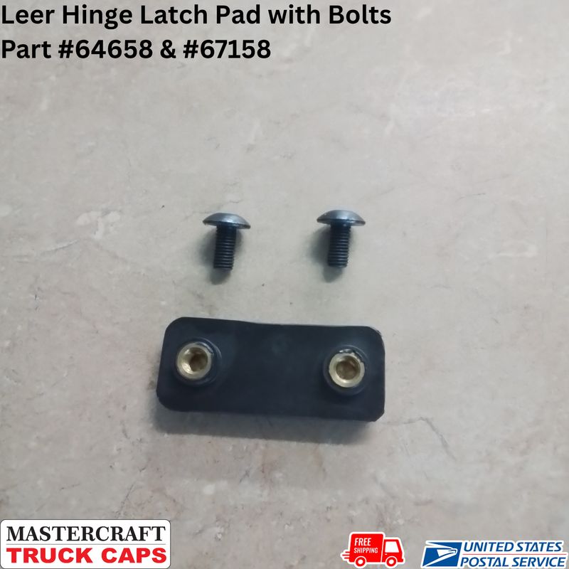 Leer Hinge Latch Pad with Bolts