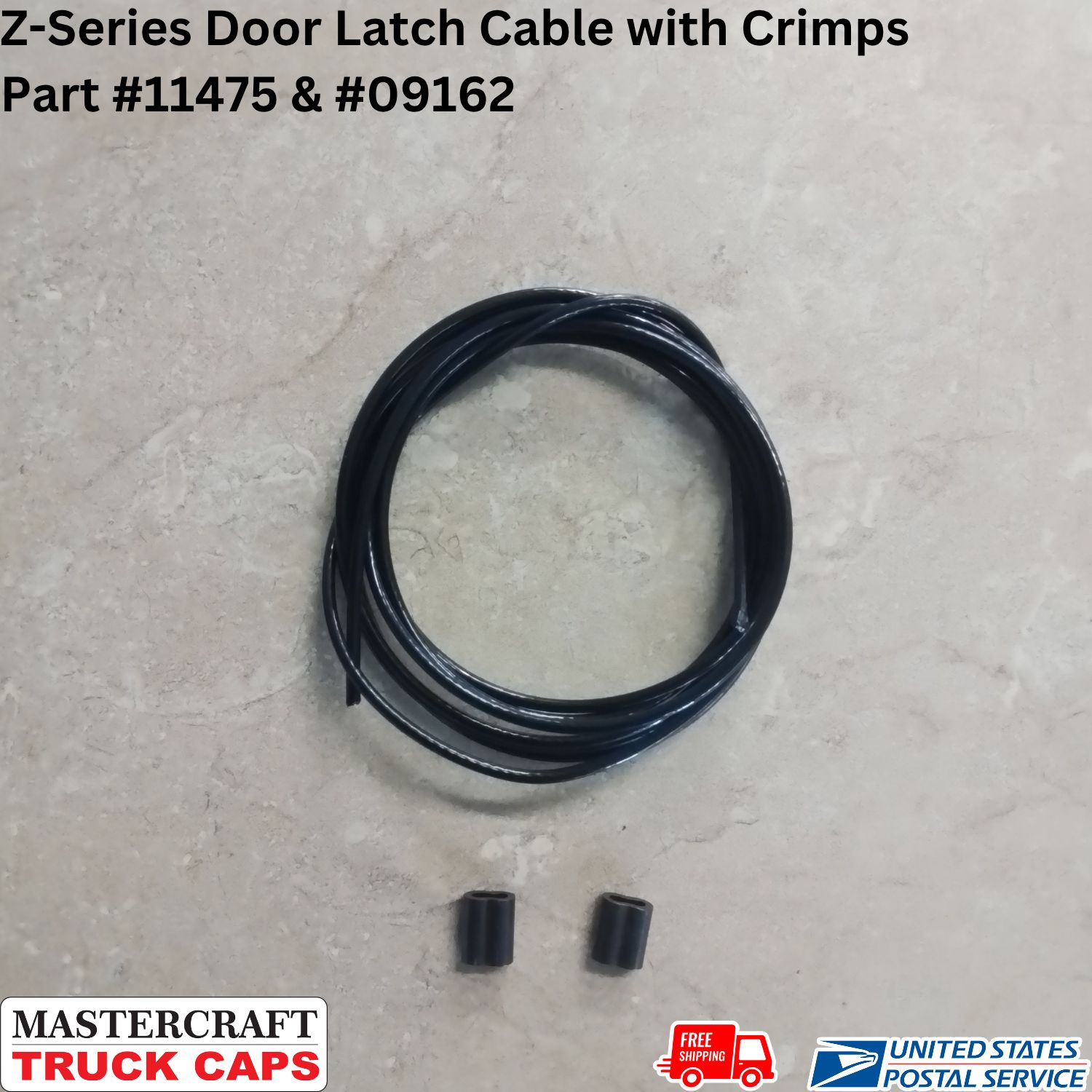 Z-Series Door Latch Cable with Crimps Z-Series Door Latch Cable with Crimps