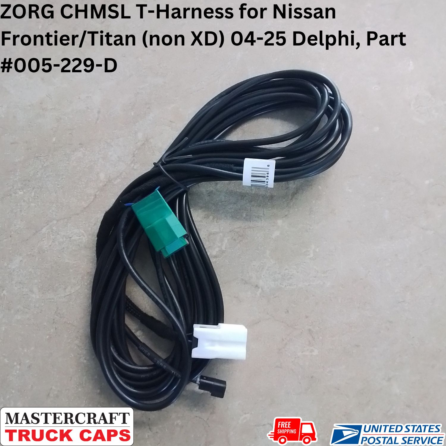 ZORG Third Brake light Wiring harness T-connector 2005-2026 Frontier 2005-2025 Titan ZORG Third Brake light Wiring harness T-connector 2005-2026 Frontier 2005-2025 Titan
