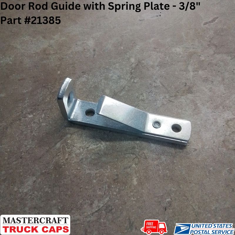 Door Rod Guide with Spring Plate for commercial truck caps