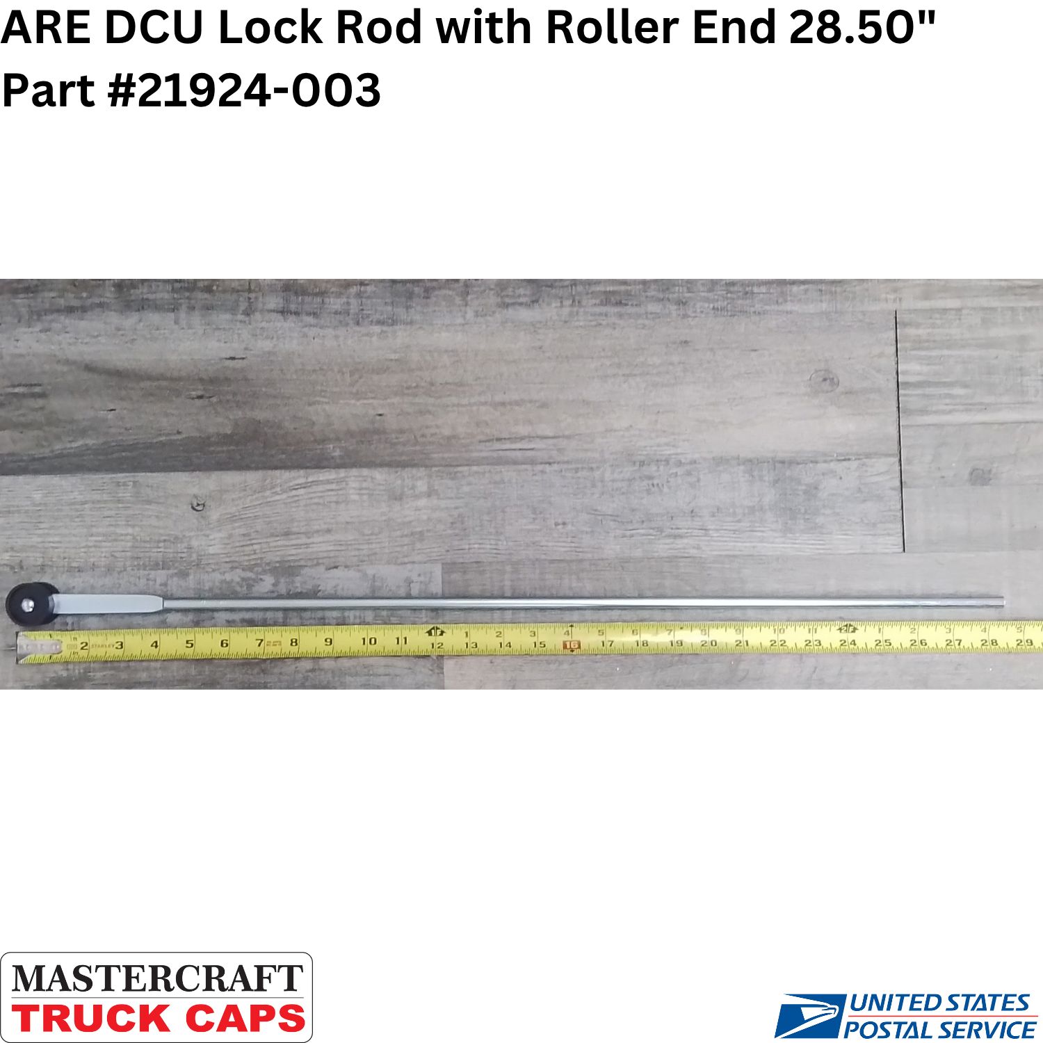 ARE DCU Lock Rod with Roller End 28.5 ARE DCU Lock Rod with Roller End 28.5"
