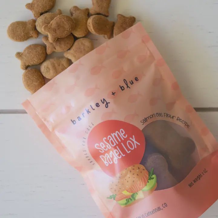 Sesame Bagel Lox Cat Treats - Cat Treat Biscuits