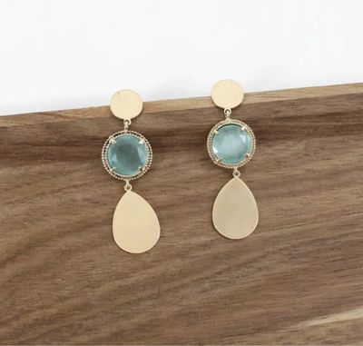 3 Drop Cateye Earrings