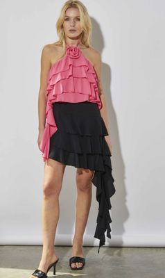 Chiffon Flower Top