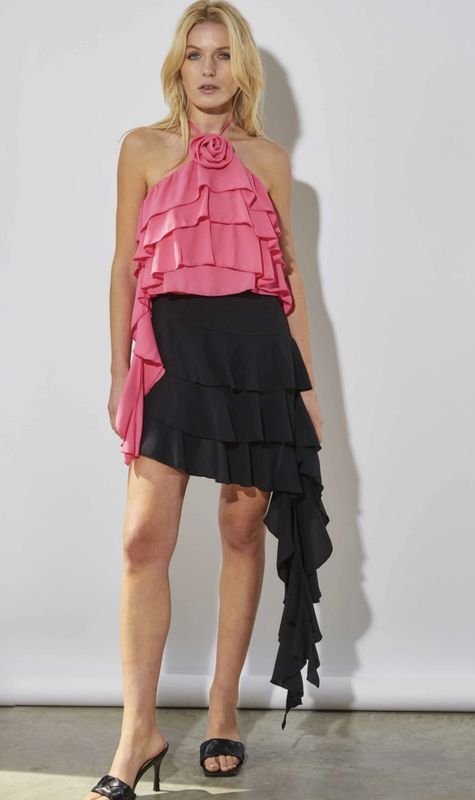 Chiffon Flower Top
