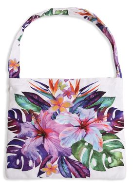 Hibiscus Beach Towel / Tote Bag