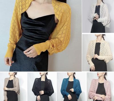 Crochet Hollow Bolero Shrug