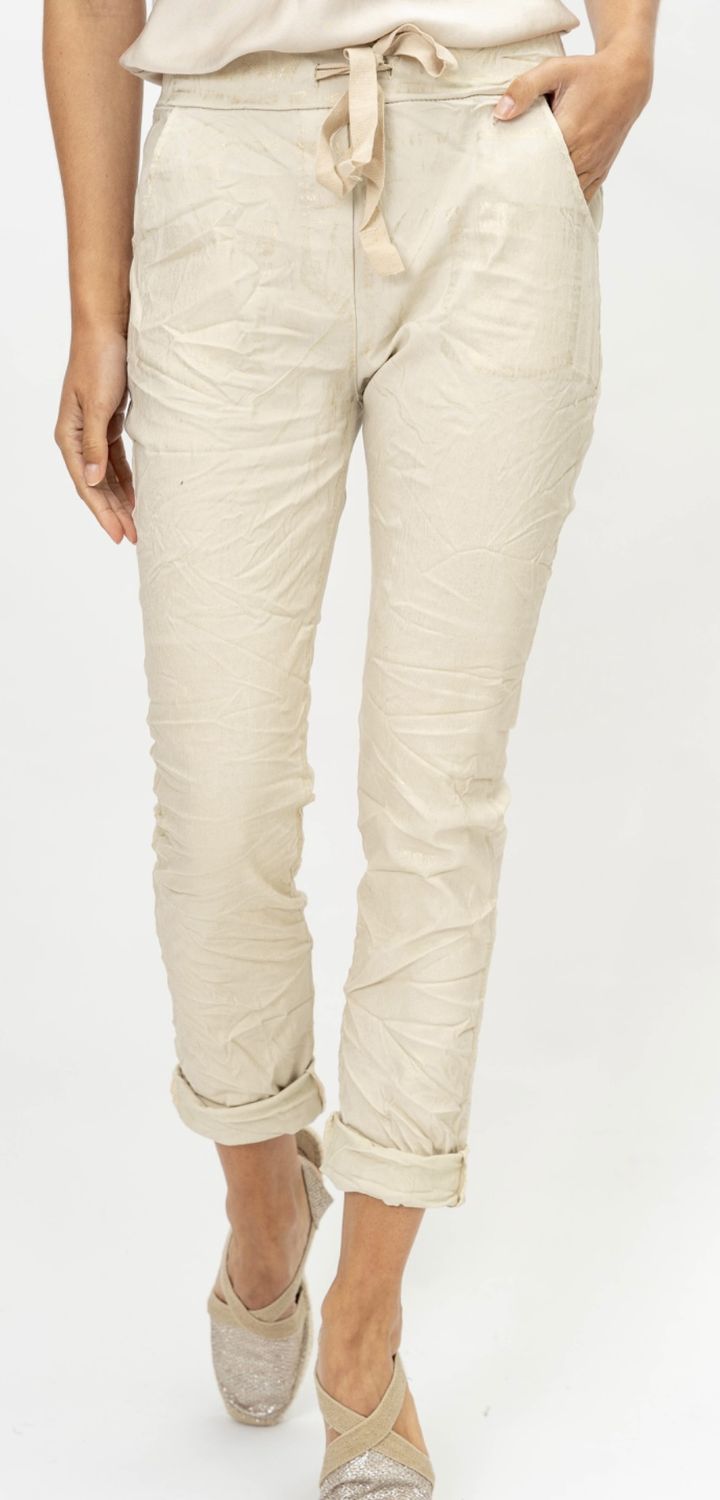 Jegging Front Silver Foil